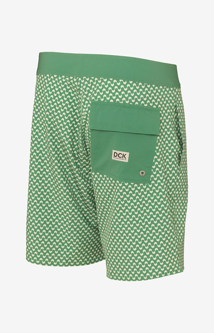 CALÇÕES DE BANHO DCK PADRÃO VERDE E BRANCO 26-H 2425-MP17898PT