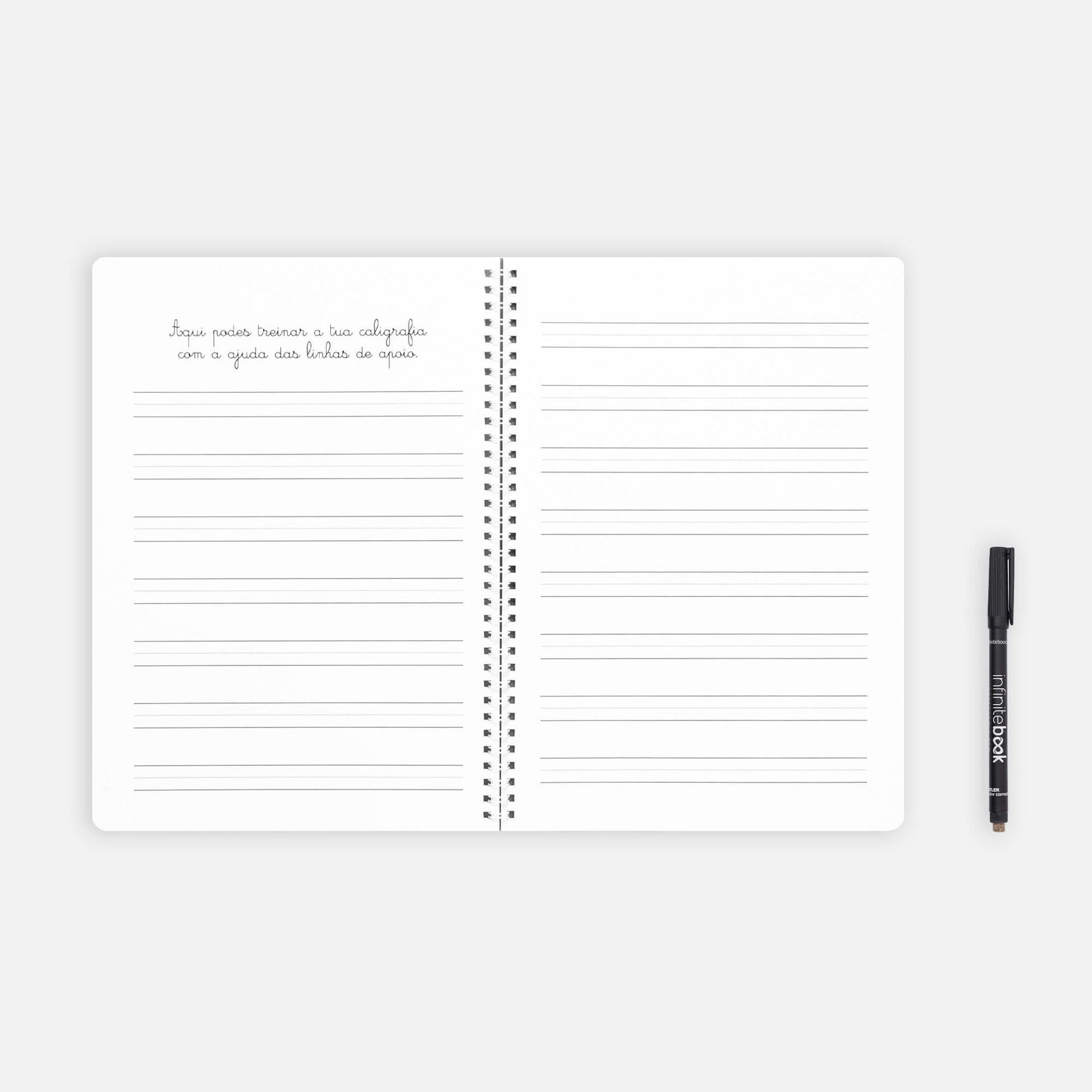 Cahier scolaire de calligraphie InfiniteBook A4 Jubas