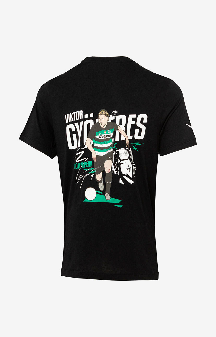 CAMISETA GYOKERES NEGRA 24/25 TALLA S (CZ0881-010)