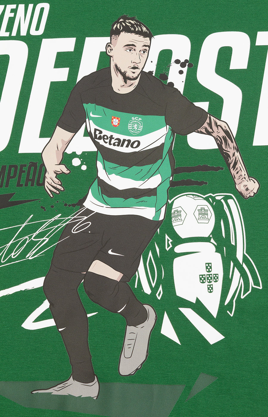 T-SHIRT DEBAST VERT CR, taille S (CZ0909-302)