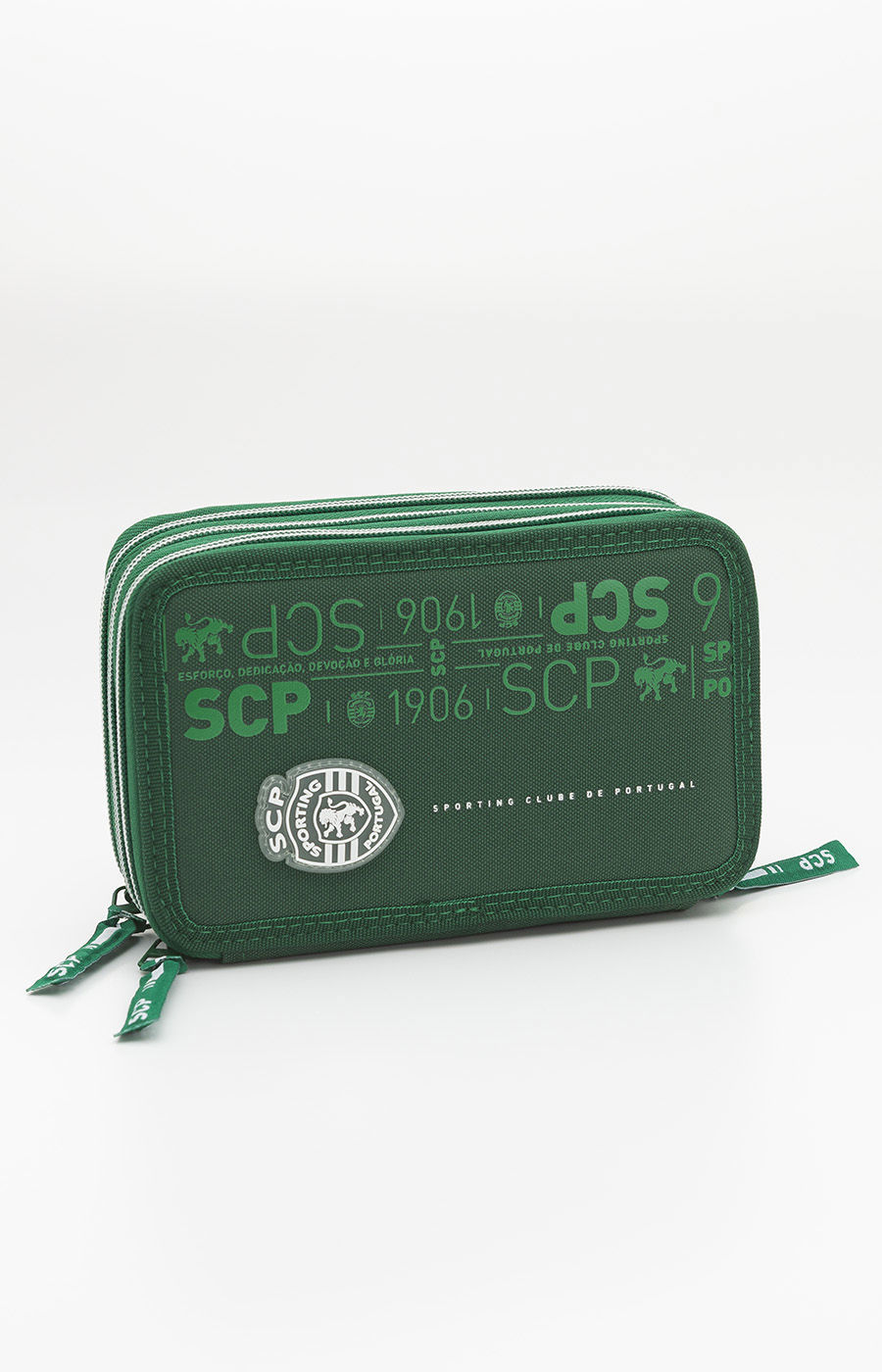 ESTOJO ESCOLAR TRIPLO COM PAPELARIA 2526L-18777PT- 88024