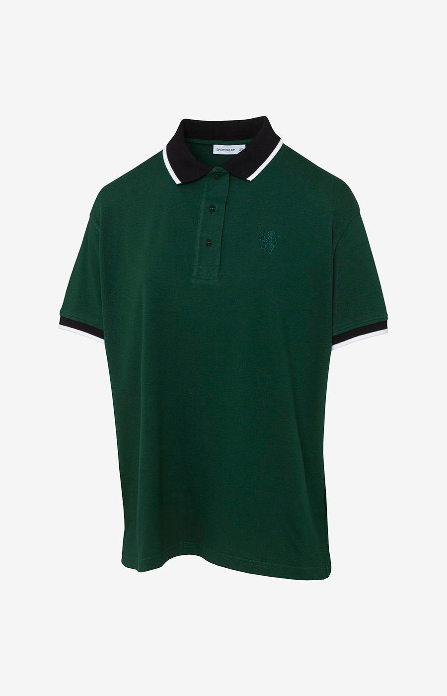 POLO DÉTACHÉE VERTE XS-M 2526-MP11289PT