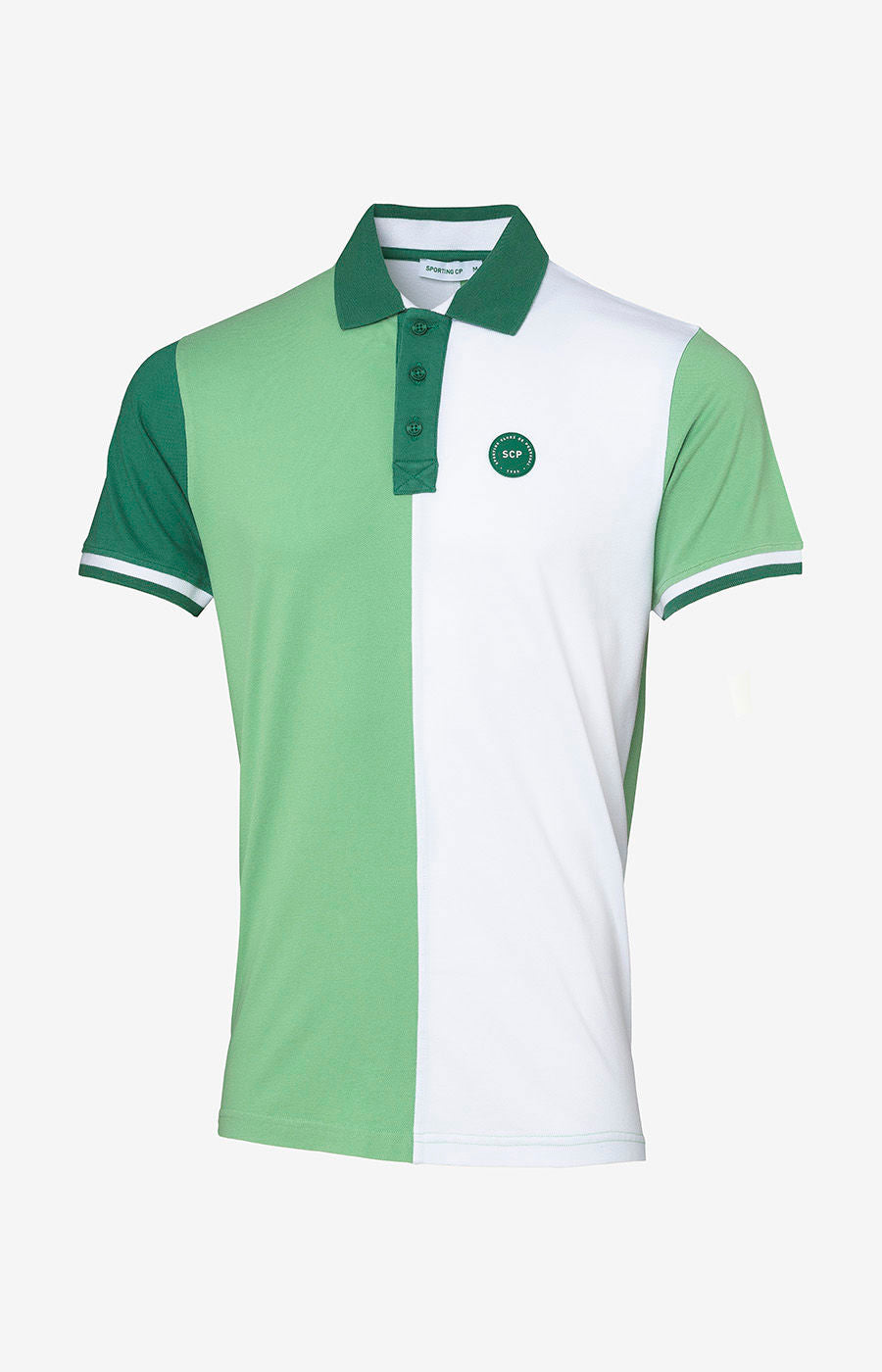 POLO COLORBLOCK VERDE CLARO XS-H 2526-MP11289PT
