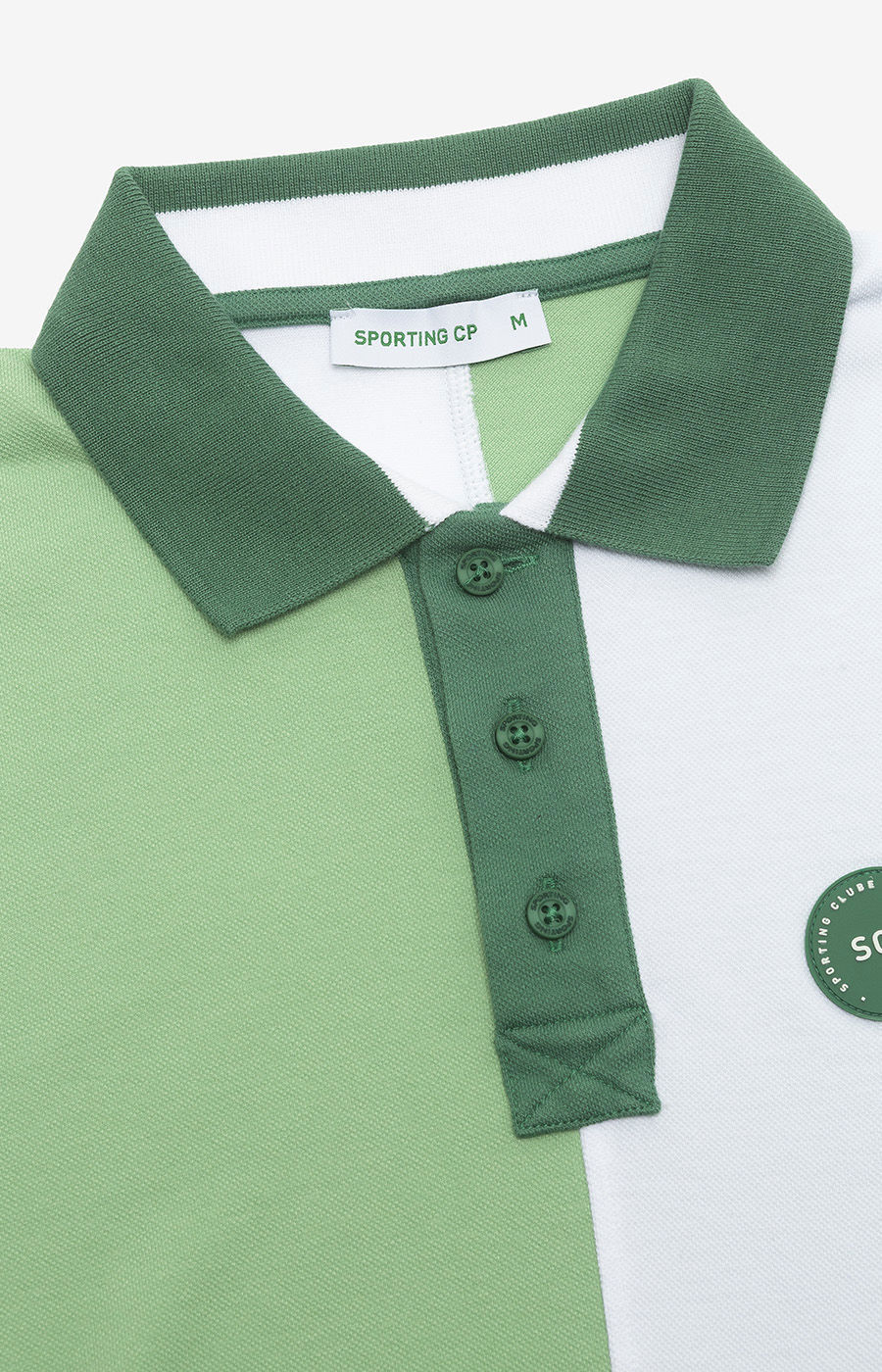 POLO COLORBLOCK VERT CLAIR XS-H 2526-MP11289PT