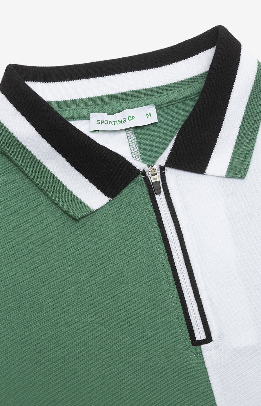 POLO COLORBLOCK VERDE OSCURO XS-H 2526-MP11289PT