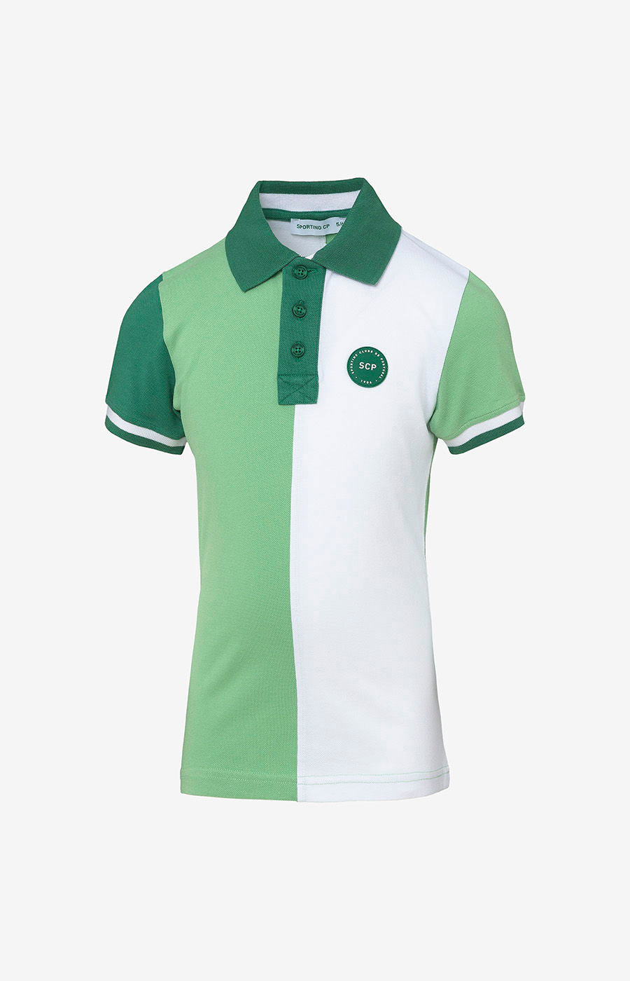 POLO COLORBLOCK LIGHT GREEN 3/4-C MNO 2526-MP11289PT