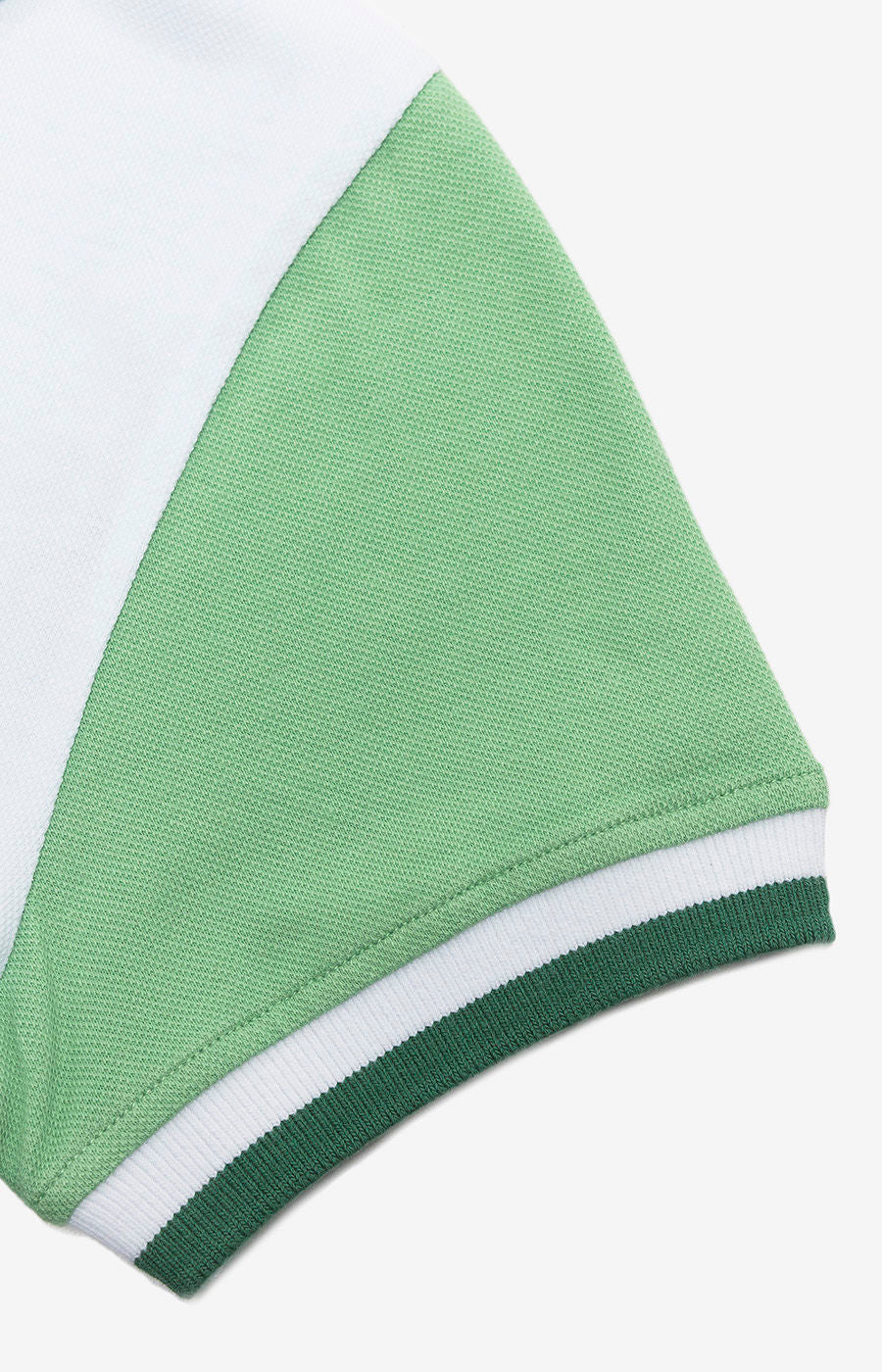 POLO COLORBLOCK LIGHT GREEN 3/4-C MNO 2526-MP11289PT