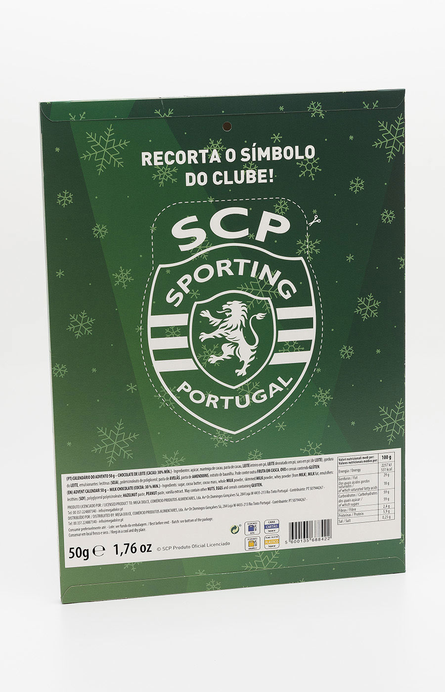 Calendario de Adviento SCP 50 g - Abierto