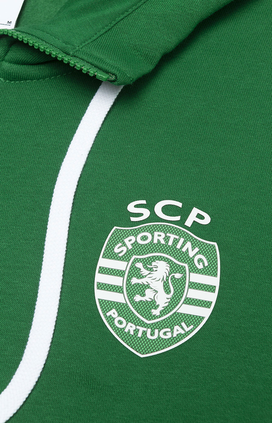 CASACO HOODY ALGODÃO VERDE TºS (CW6887-302)