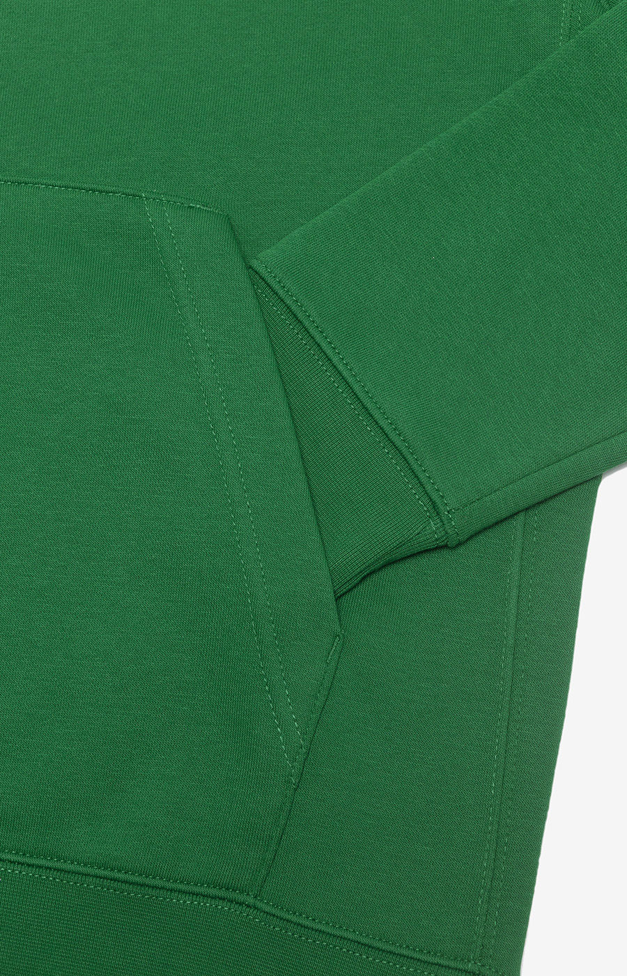 CASACO HOODY ALGODÃO VERDE TºS (CW6887-302)