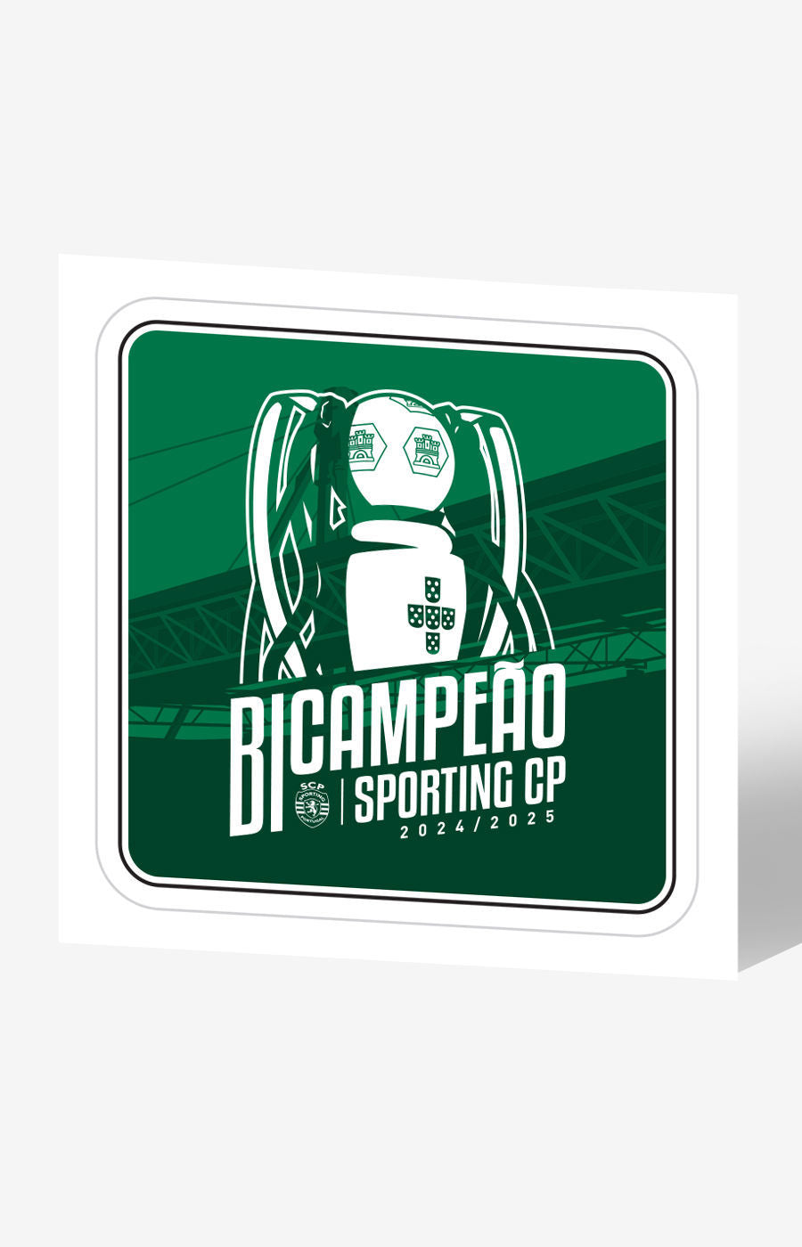 STICKER: TWO-TIME CHAMPION UN 2526-MP10775PT