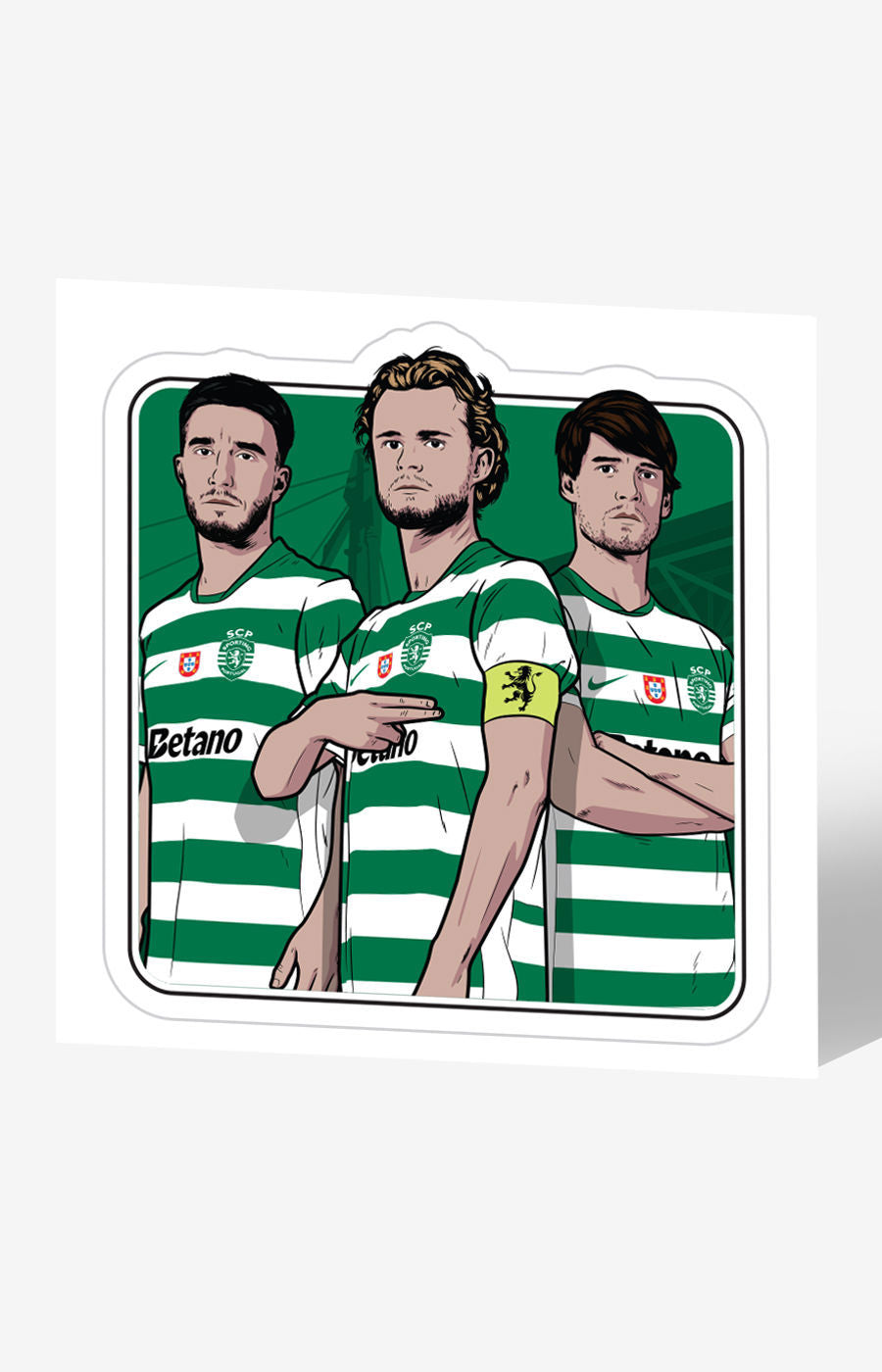 ADHESIVO DE TRES JUGADORES UN 2526-MP10775PT