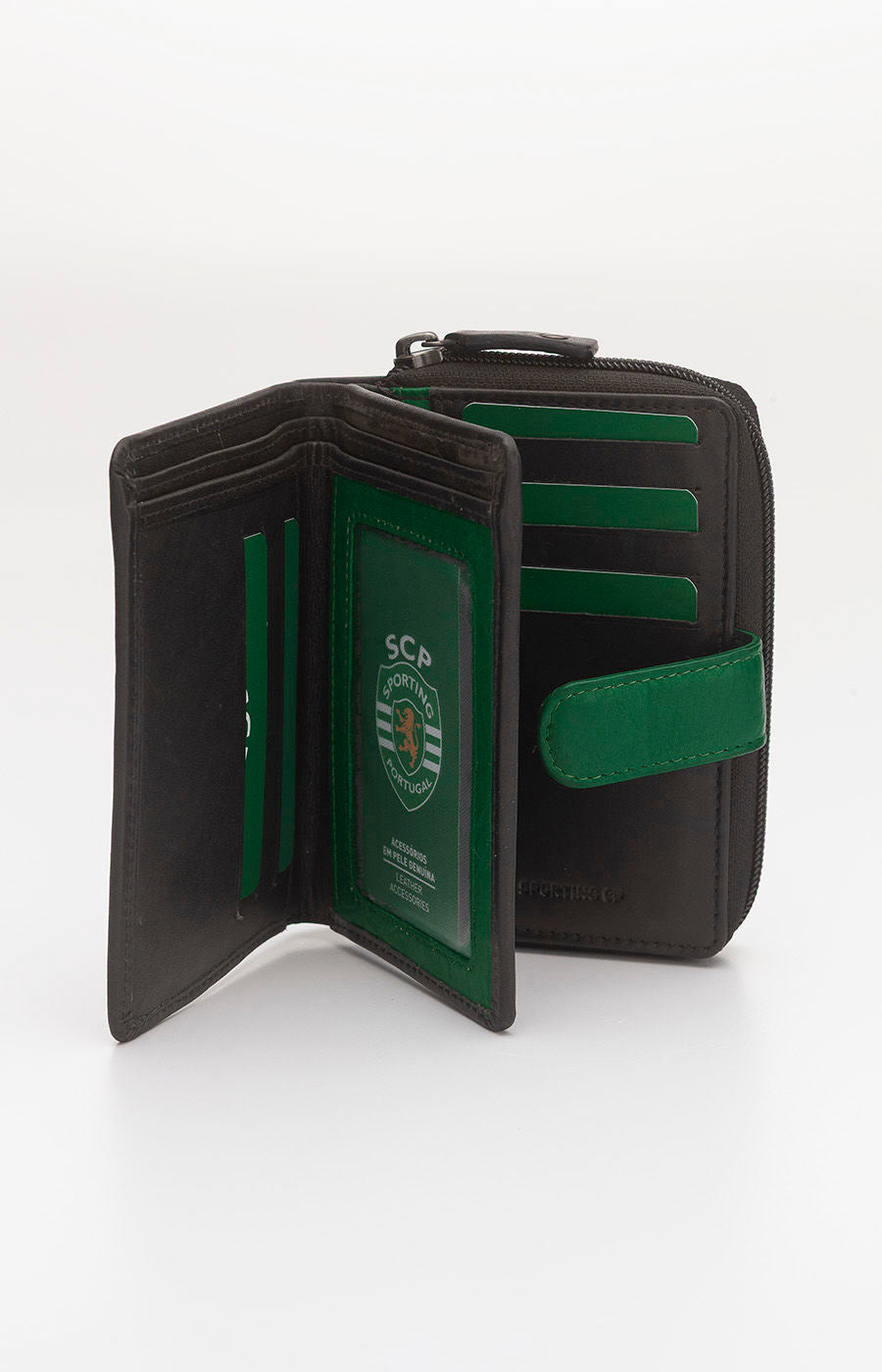 CARTEIRA LINHA VERDE SRA PRETA 13X9,5X3CM SCP 2425-L18777PT-3275-01