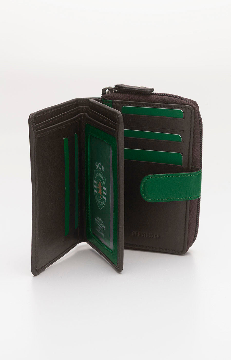 CARTEIRA LINHA VERDE SRA CASTANHA 13X9,5X3CM SCP 2425-L18777PT-3275-02