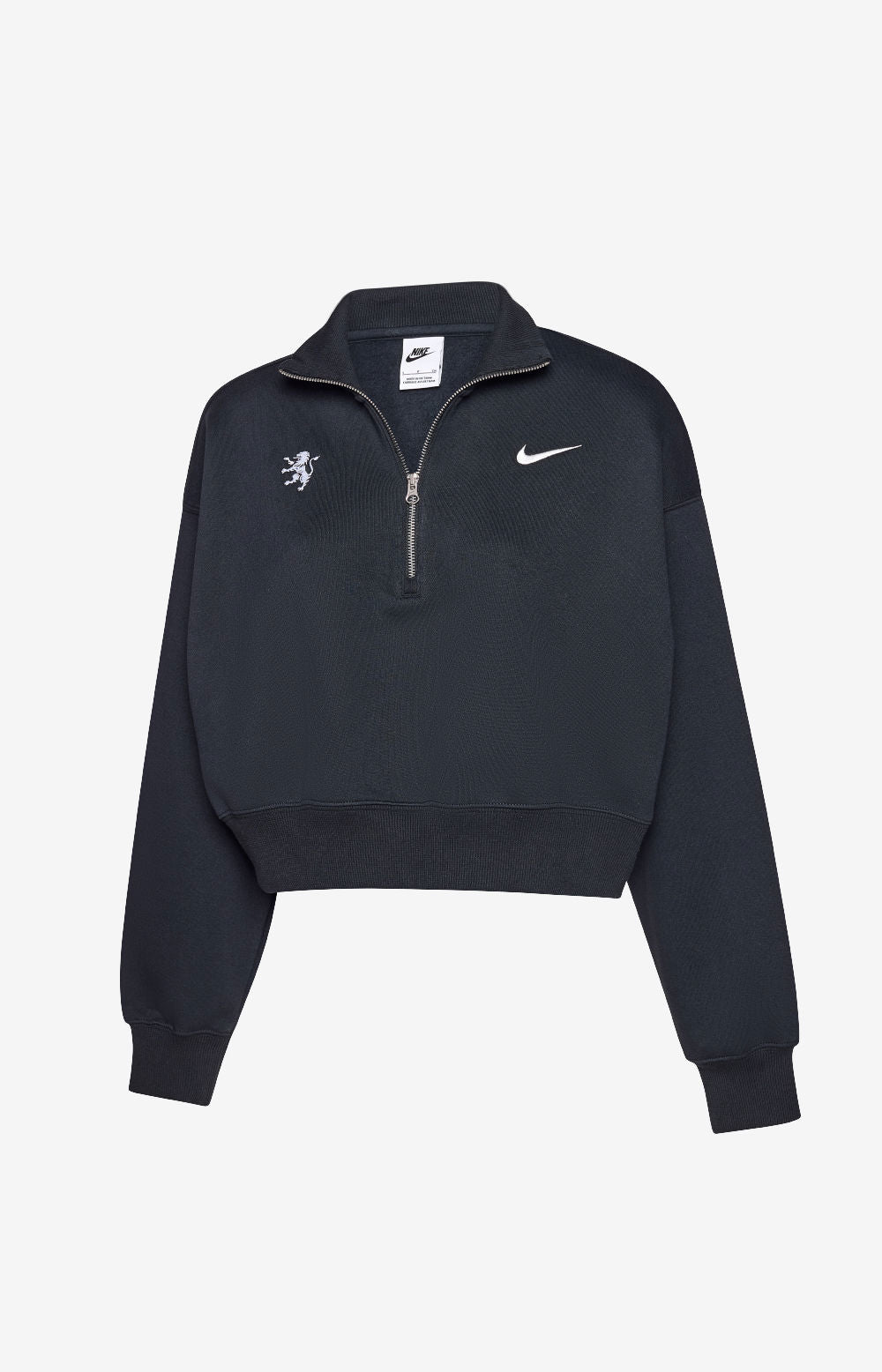 SWEAT 1/4 ZIP PRETA MULHER TºXS (DQ5767-010)