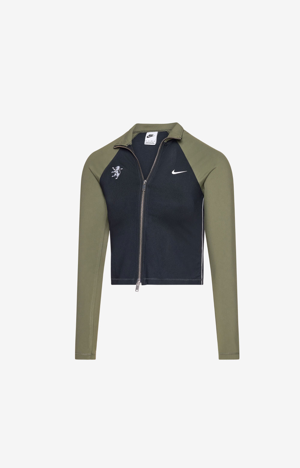 VESTE RÉTRO OLIVE POUR FEMME, TAILLE XS (IH4058-222)