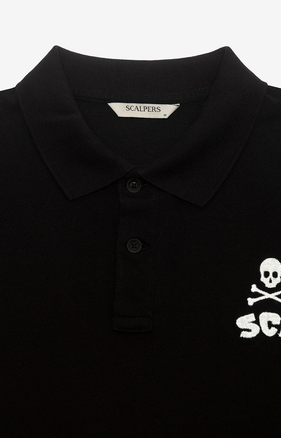 POLO PRETO SCALPERS XS-H 2526-MP20147ES
