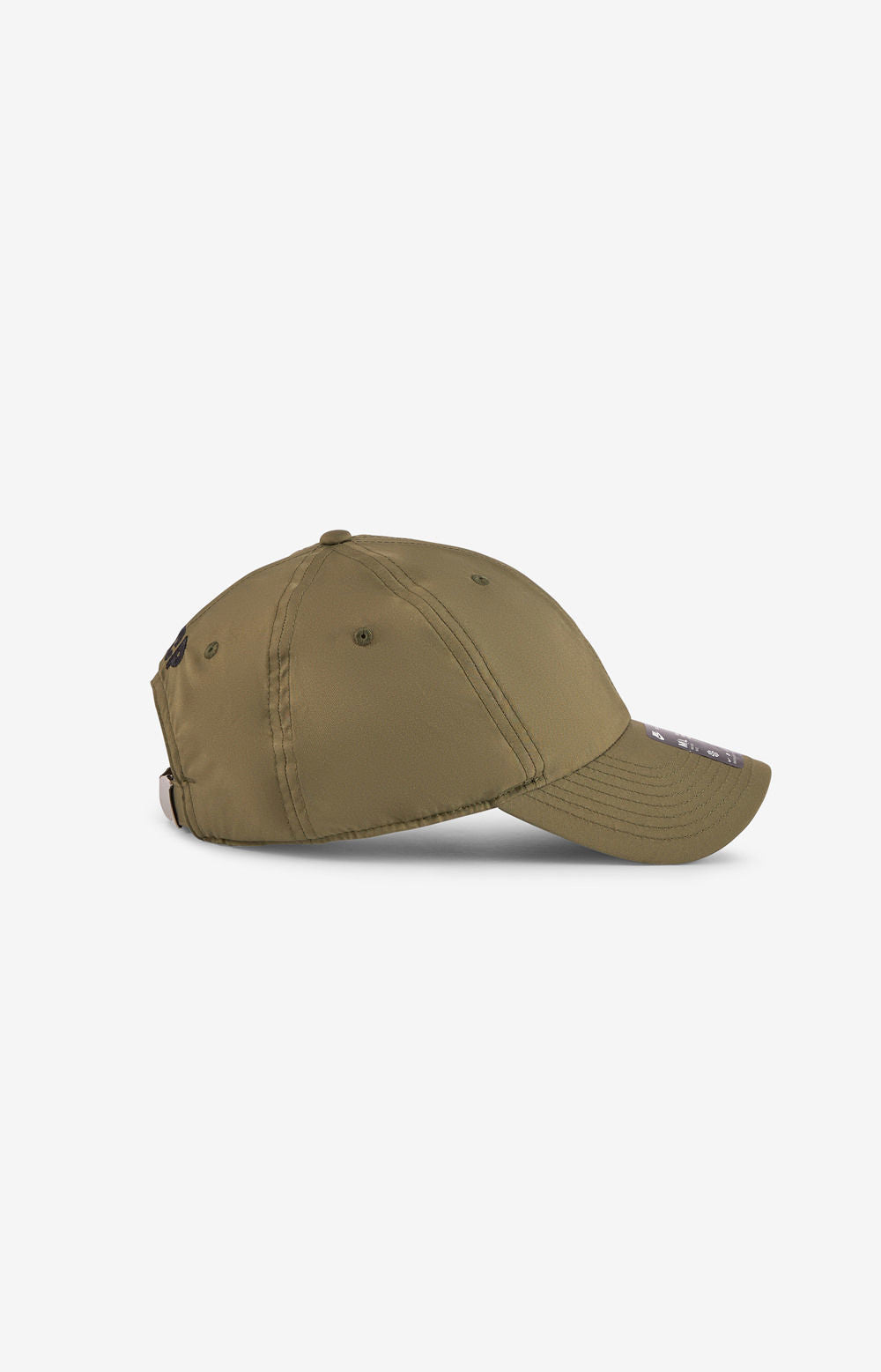 MEDIUM OLIVE CAP WITH METALLIC SWOOSH, S/M (FB5372-222)