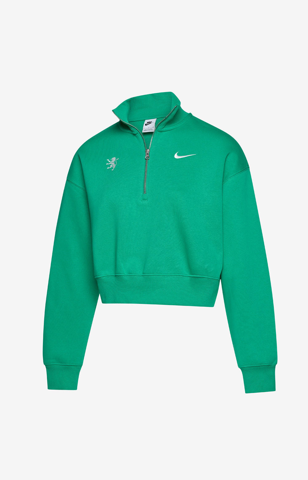 Women's Stadium Green 1/4-Zip Sweatshirt, Size XS (DQ5767-324)