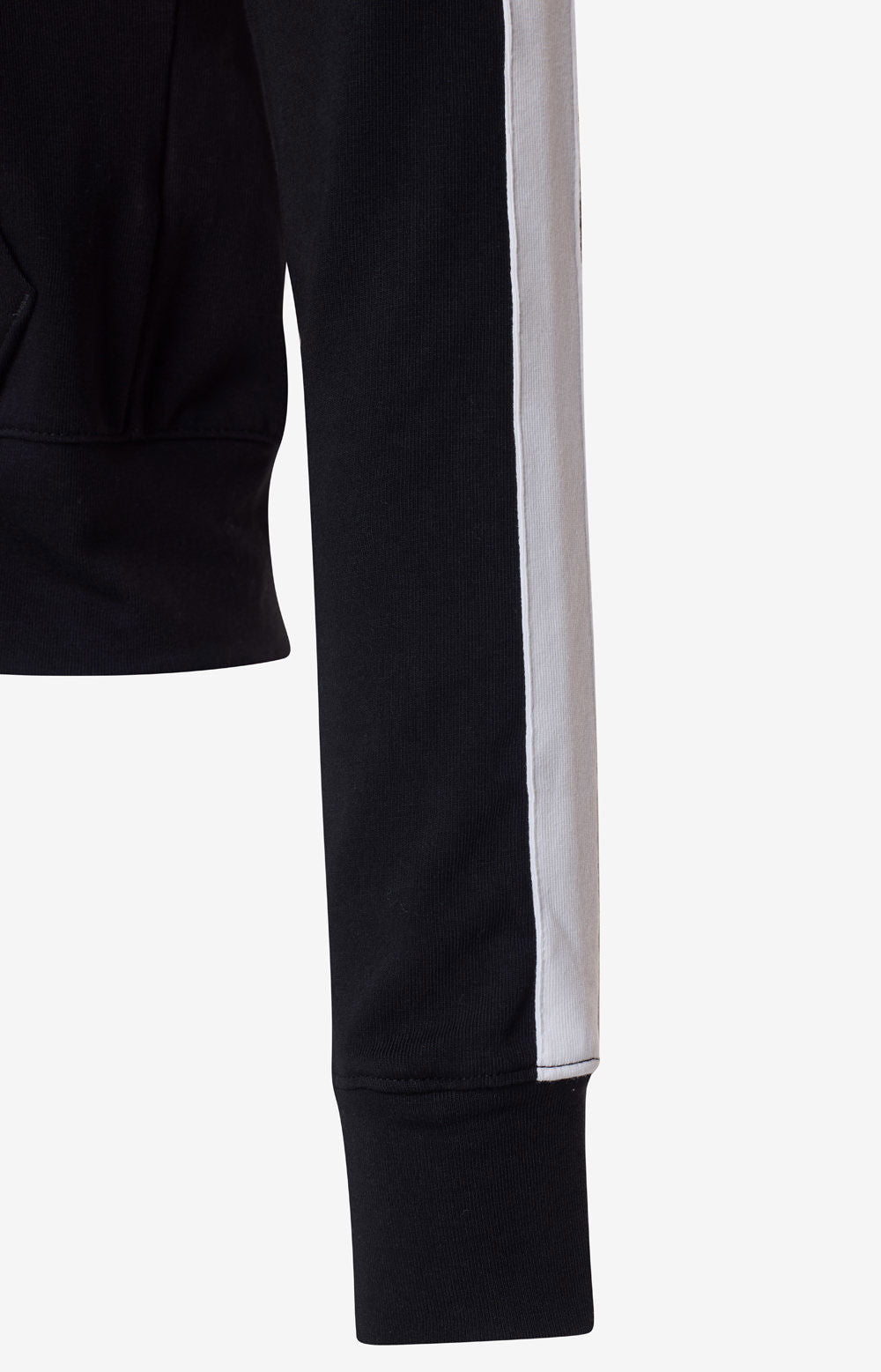 Women's Black and Green Hoodie, Size XS (IH4061-010)