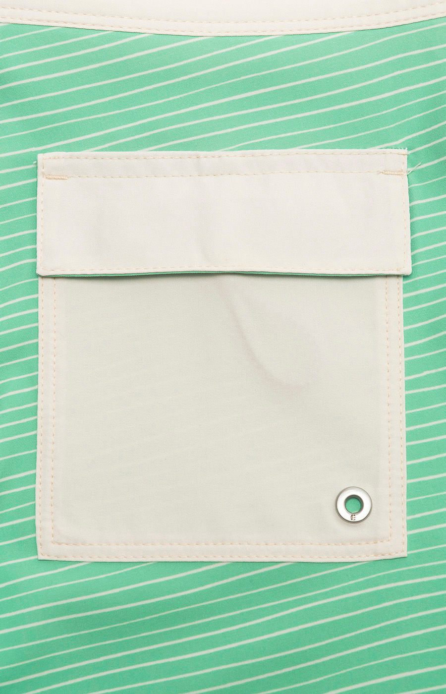 CALÇÕES DE BANHO DCK LISTADO VERDE E BRANCO 4-C 2526-MP17898PT