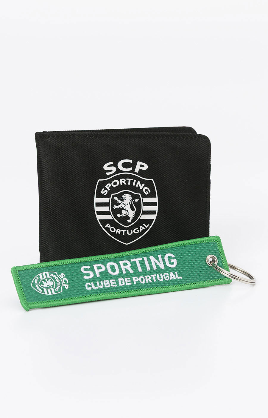 CARTEIRA TECIDO PRETA + PORTA-CHAVES SCP (25/26-13084) SS006