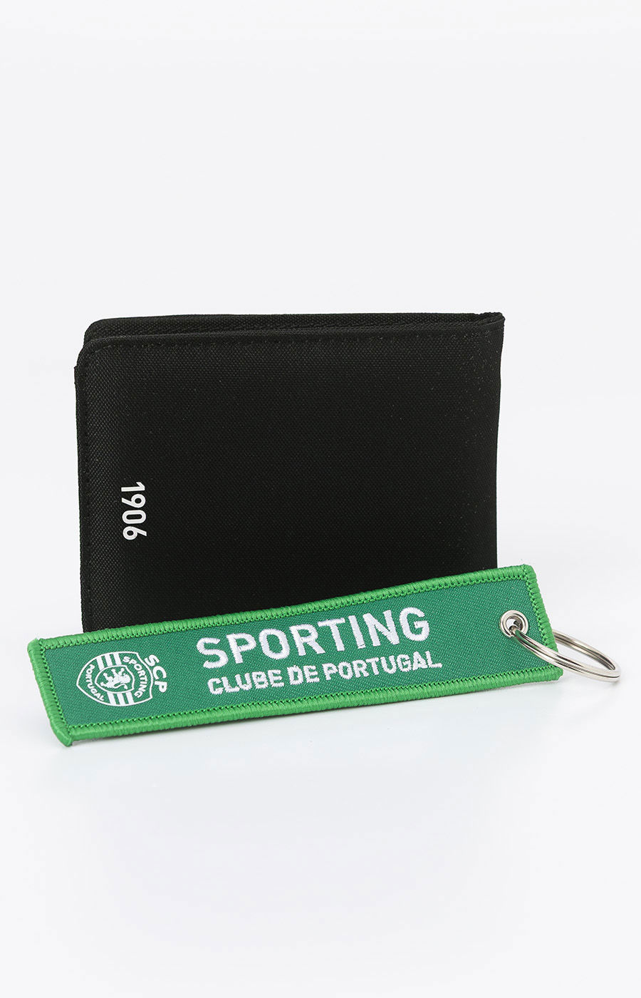 CARTEIRA TECIDO PRETA + PORTA-CHAVES SCP (25/26-13084) SS006