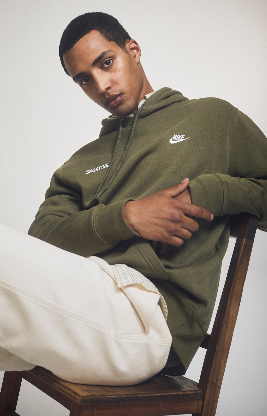 Medium Olive Hoodie