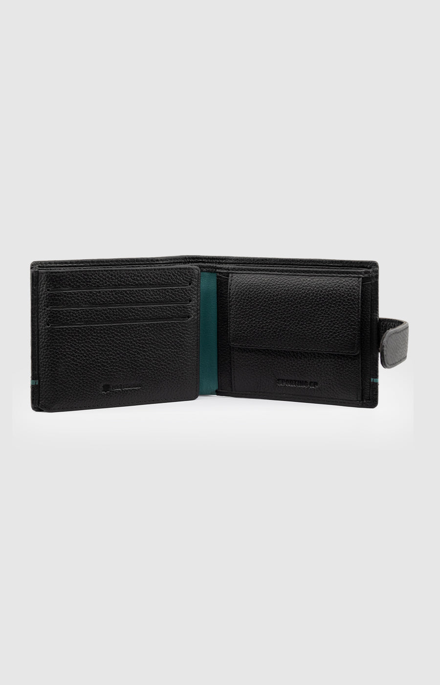 Green Ribbon Wallet with Black Clip SCP
