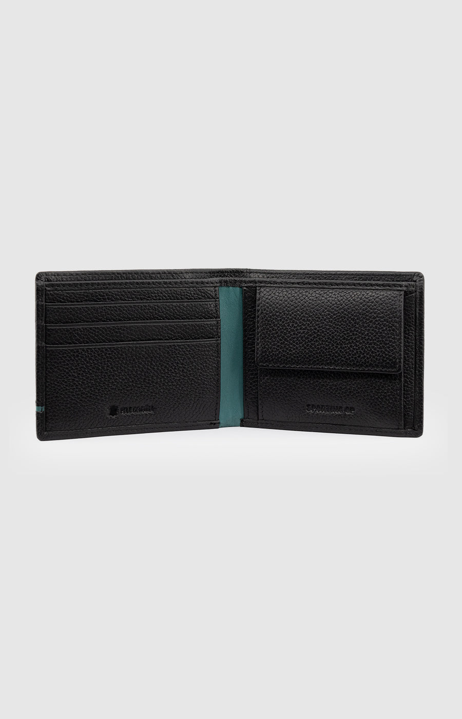 SCP Black and Green Striped Wallet