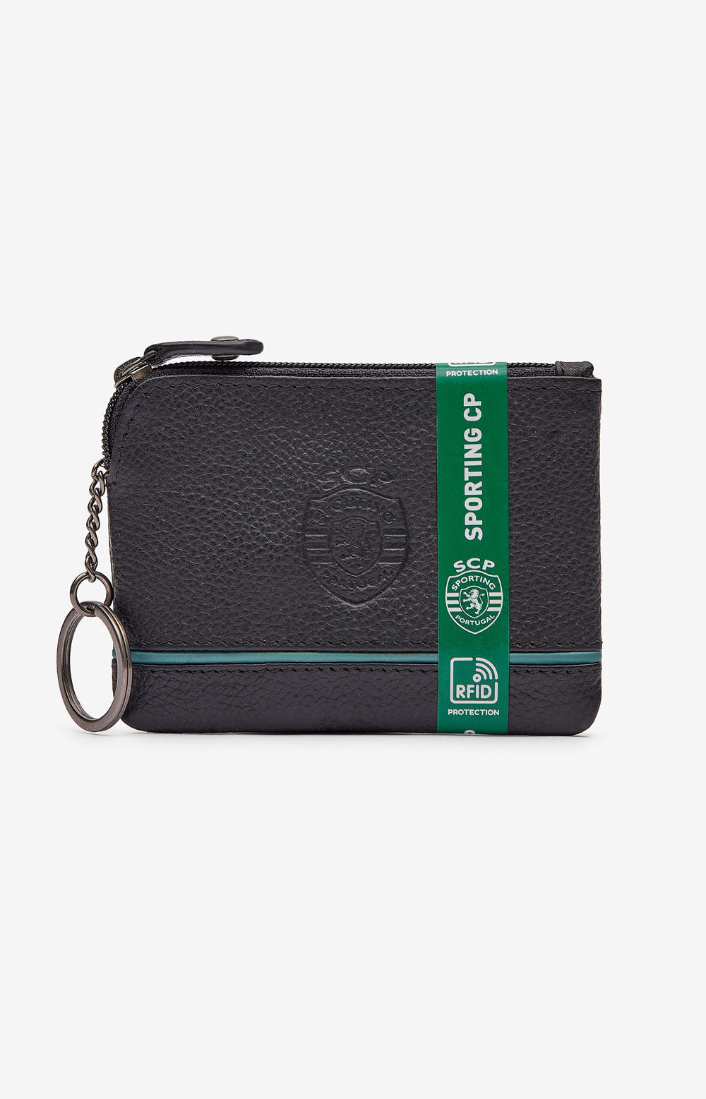 Bolsa Porta-Moedas Preta SCP Frente