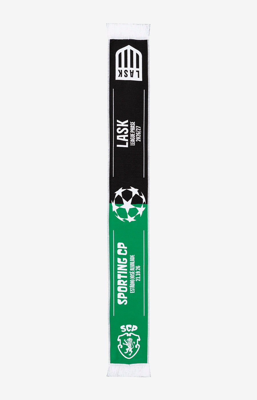 Cachecol UCL Sporting CP x Lask Frente