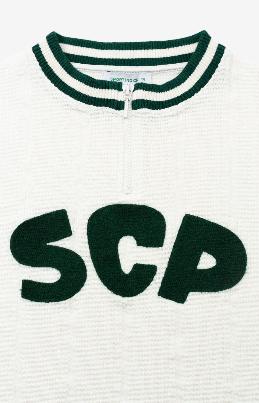 Camisola Manga Curta Branca SCP - gola