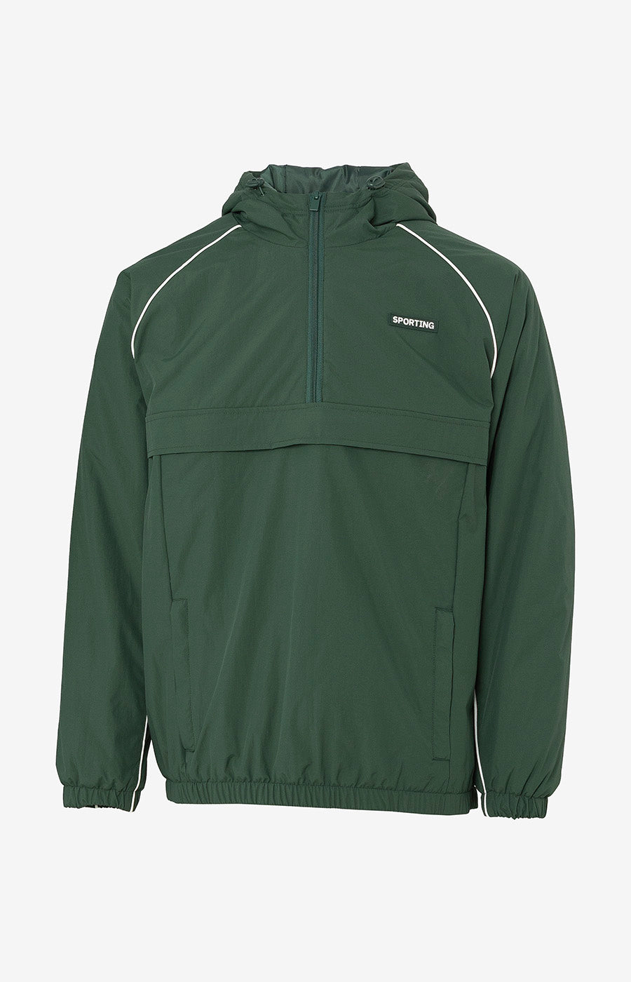 Casaco Anorak Verde Escuro Sporting Frente
