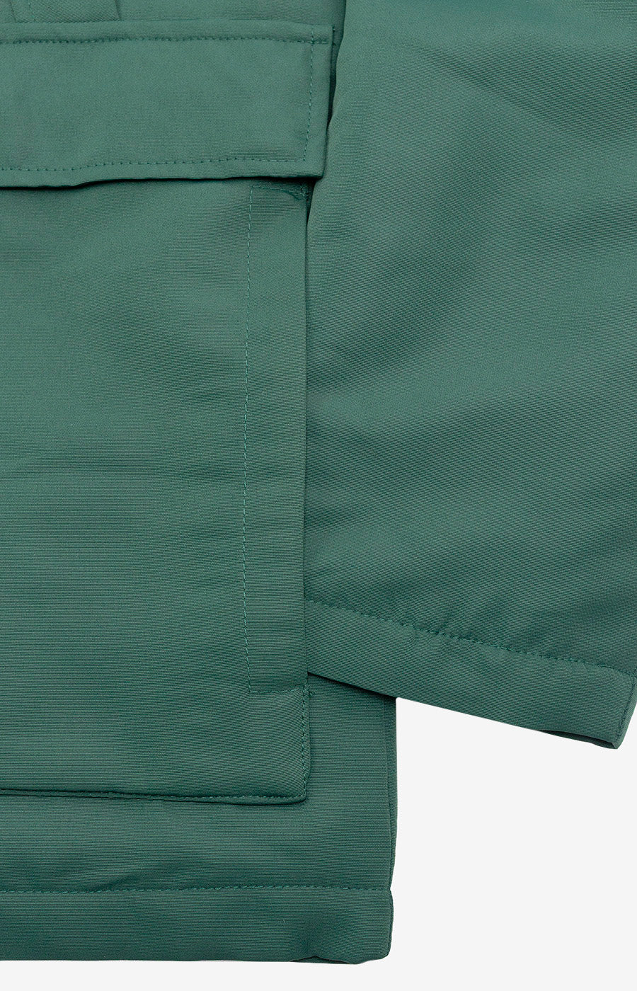 Casaco Parka Verde Escura SCP Pormenor