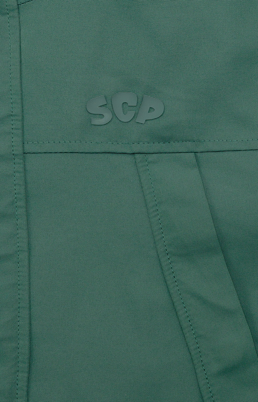 Casaco Parka Verde Escura SCP Pormenor Sporting