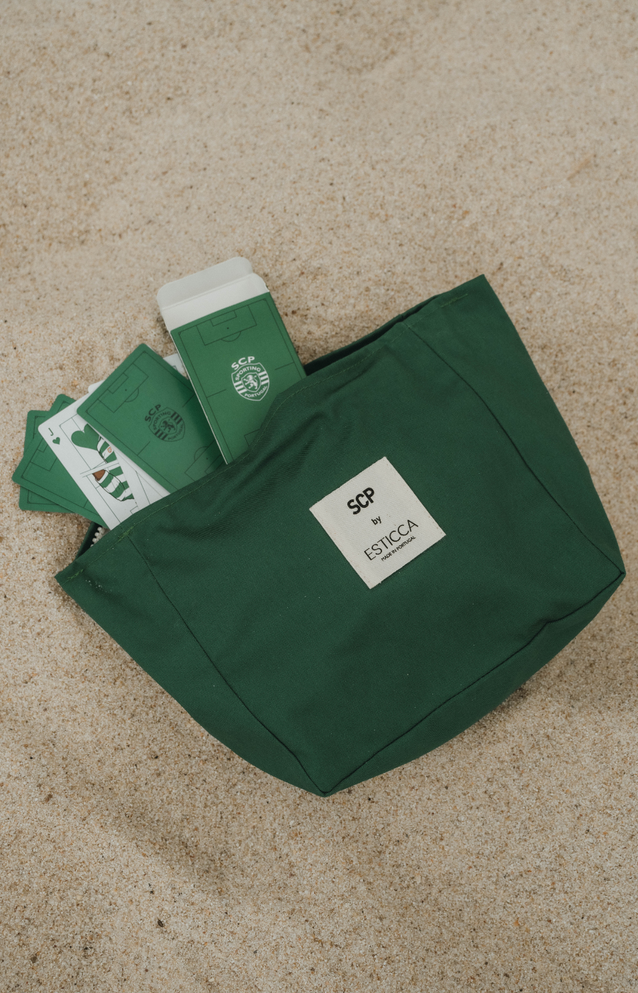 Bolso de playa Esticca verde