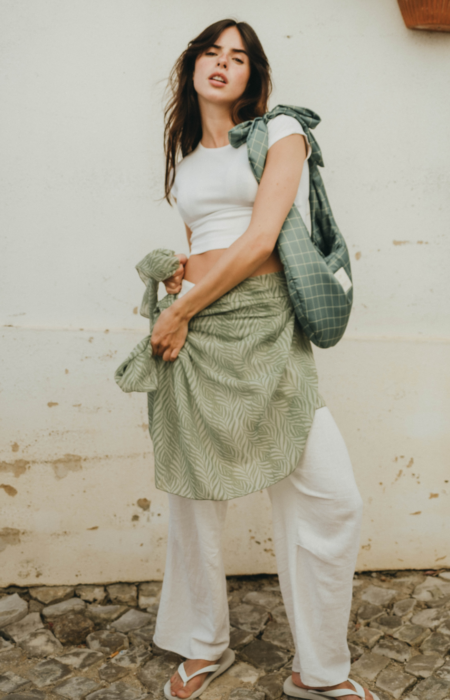 Pareo Missus con estampado verde