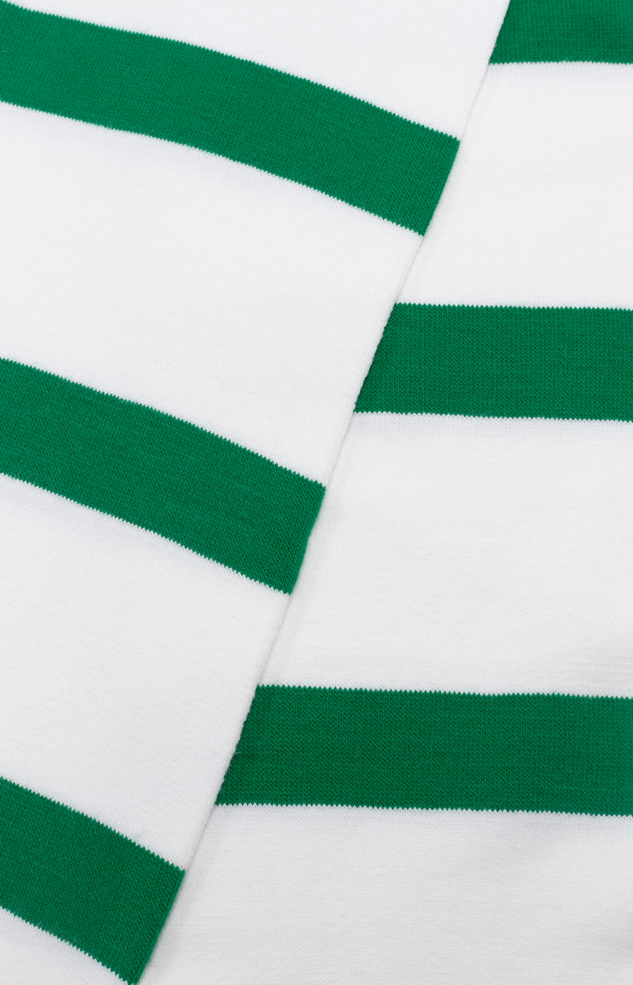 Pormenor das riscas verdes e brancas do Cachecol Alta Definição Listado do Sporting.