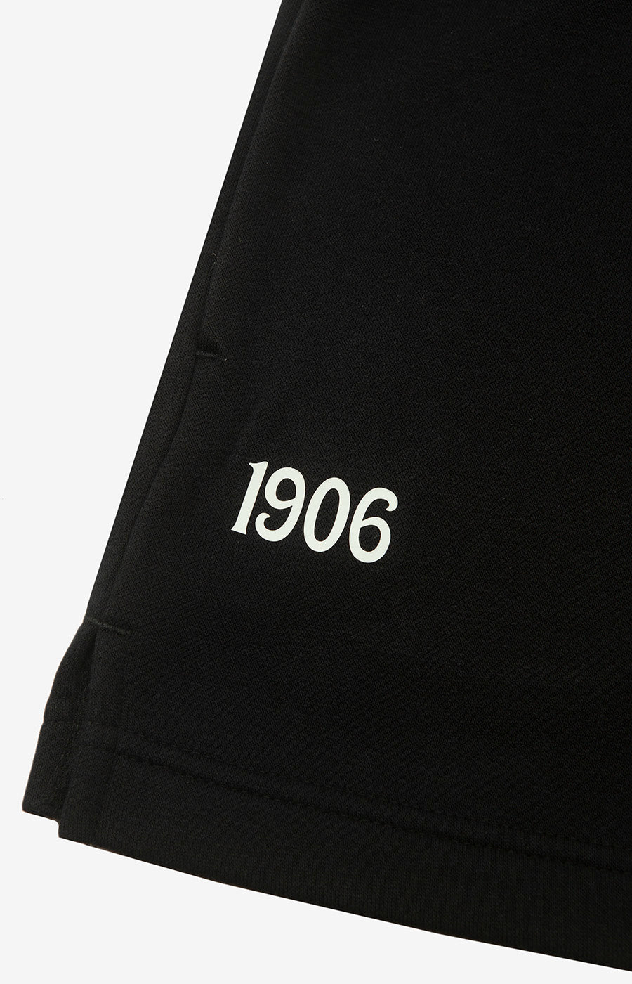 Detail from 1906 on the leg of the Sporting Women's Staff 26/27 Shorts.