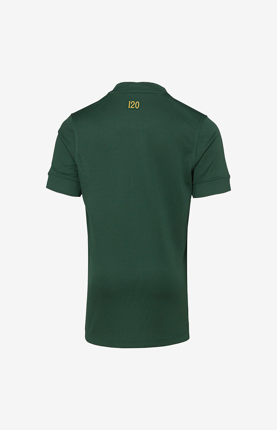 Camisola 120 Anos Strike 26/27 de Criança do Sporting, vista de costas.