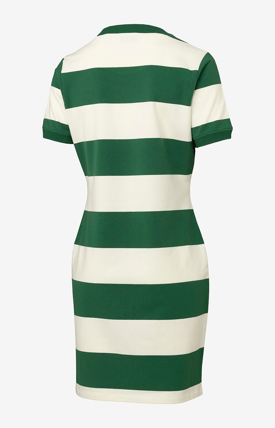 Vestido DNA Stripes Leão de Mulher do Sporting, vista de costas.